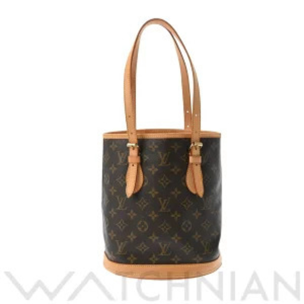 Louis Vuitton Monogram Bucket Brown Canvas Tote Bag